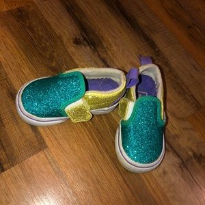 Toddler slip on vans with Velcro